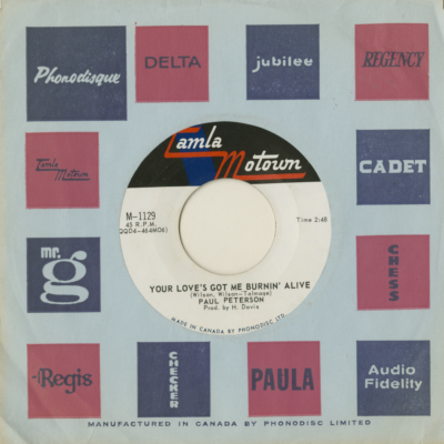 Your Love's Got Me Burnin Alive / A Little Bit For Sandy (1968)