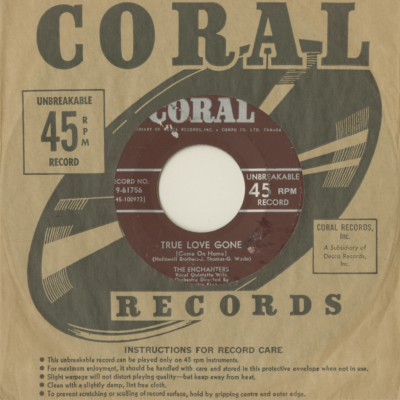 True Love Gone / Wait A Minute Baby (1956)