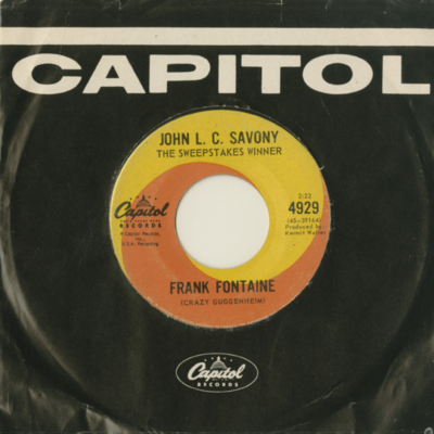 John L.C. Savony The Sweepstakes Winner / The Maharajah