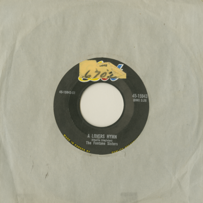 A Lover's Hymn / You Are My Sunshine