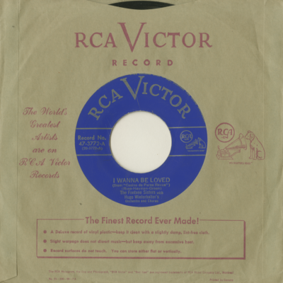 I Wanna Be Loved / I Didn't Know What Time It Was (1950)