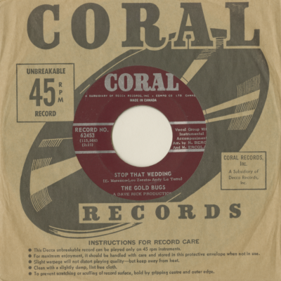 Stop That Wedding / It's So Nice (1965)