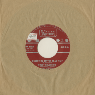 I Know You Better Than That / When Your Lover Has Gone (1966)