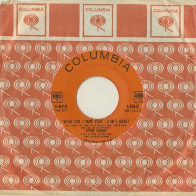 What Did I Have That I Didn't Have / Tell Him I Said Hello