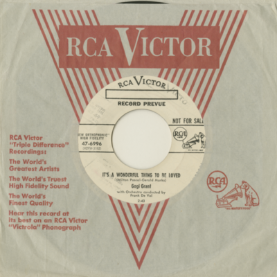 That's The Life For Me / It's A Wonderful Thing To Be Loved