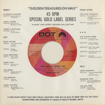 I'll Pick Up My Heart / That See Me Later Look