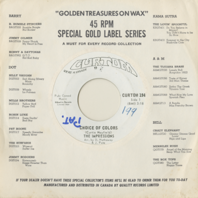 Choice Of Colors / Mighty Mighty (1969)