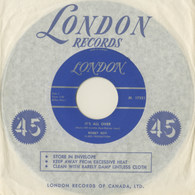 It's All Over / Happy As A Lonely Clown (1963)