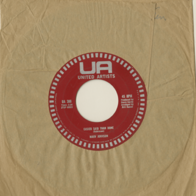 Easier Said Than Done / Johnny One Stop