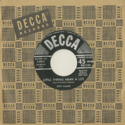 Little Things Mean A Lot / I Don't Think You Love Me Anymore