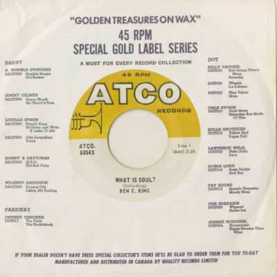 What Is Soul / They Don't Give Medals To Yesterday's Heroes