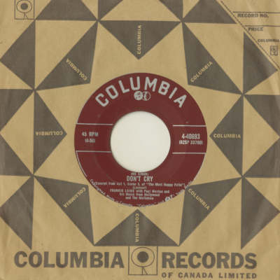 Don't Cry / Ticky Ticky Tick I'm Gonna Tell On You