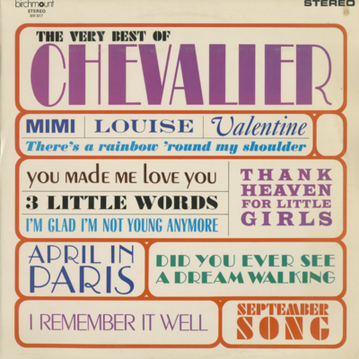 The Very Best Of Chevalier