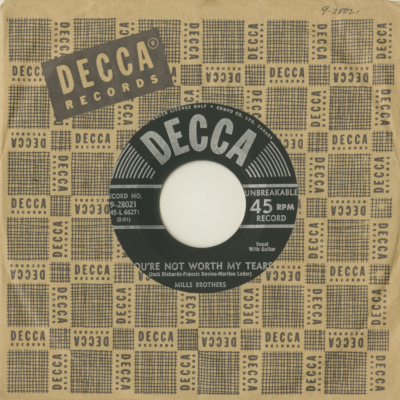 You're Not Worth My Tears / High And Dry