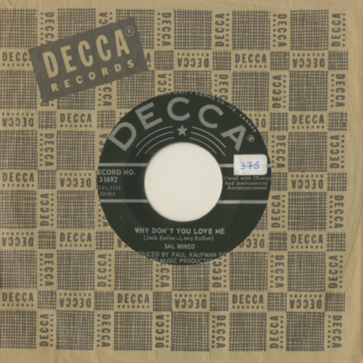 Why Don't You Love Me / A Girl Across The Way