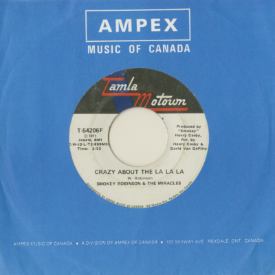 Crazy About The La La La / Oh Baby Oh I Love You (1971)