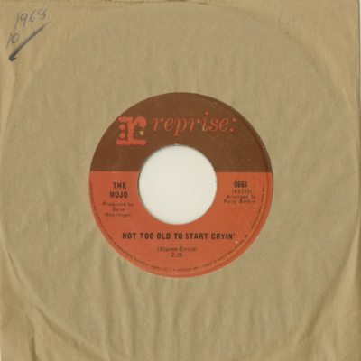 Not Too Old To Start Crying / New York City (1968)