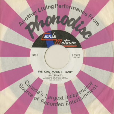 We Can Make It Baby / I Like Your Style (1970)