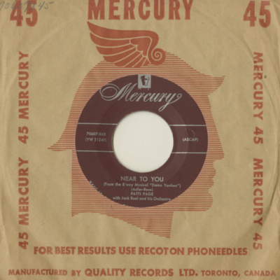 Near To You / I Love To Dance With You