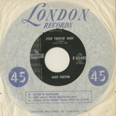 Stop Twistin Baby / Alley Oop Was A Two Dab Man (1962)