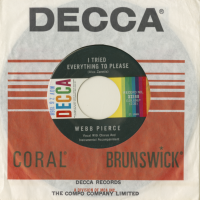 I Tried Everything To Please / Saturday Night