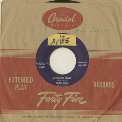 Accordian Willy / Holiday In Naples (1957)