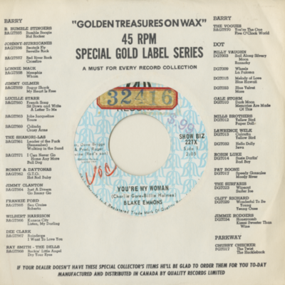 You're My Woman / Our House Today