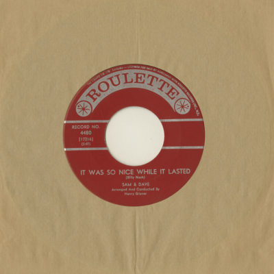 It Was So Nice While It Lasted / You Ain't No Big Thing Baby