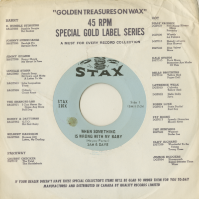 When Something Is Wrong With My Baby / Small Portion Of Your Love