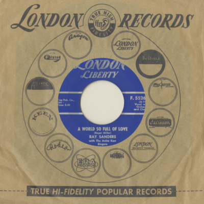 A World So Full Of Love / A Little Bitty Tear (1960)