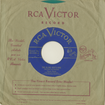 The Blind Boy's Dog / Anniversary Of My Broken Heart (1949)