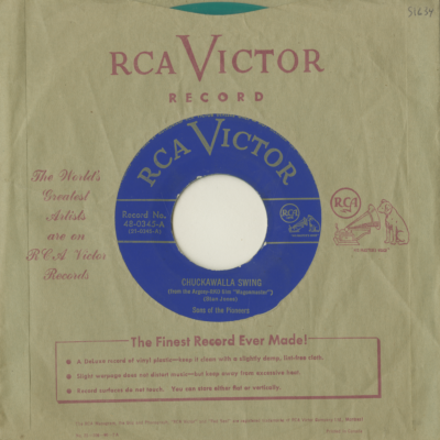 Chuckawalla Swing / Song Of The Wagonmaster (1950)