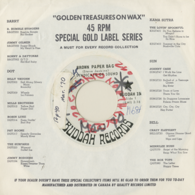 Brown Paper Bag / Reverb Beat (1970)