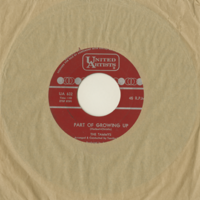 Part Of Growing Up / Take Back Your Ring (1963)