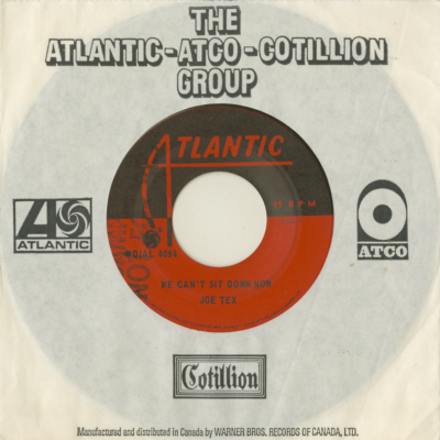 We Can't Sit Down Now / It Ain't Sanitary