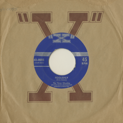 Foolishly / I Should Love Again (1955)