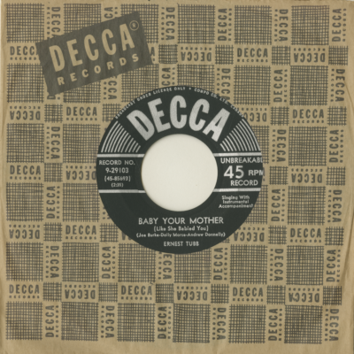 Baby Your Mother Like She Babies You / Your Mother Your Darling Your Friend