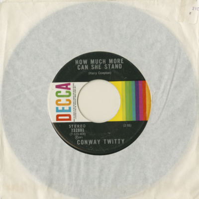 How Much More Can She Stand / Just Like A Stranger