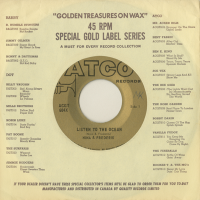 Listen To The Ocean / Mango Vendor (1968)