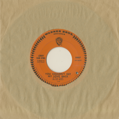 You Couldn't Get My Love Back If You Tried / Now And Then There's A Fool Such As I (1966)