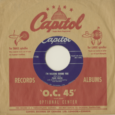 I'm Walking Behind You / Lean Baby (1953)