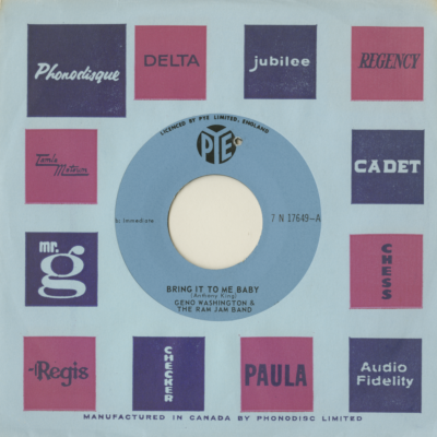 Bring It To Me Baby / I Can't Let You Go