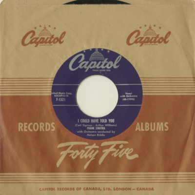 I Could Have Told You / Don't Worry About Me (1954)