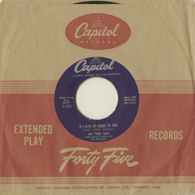 If I Give My Heart To You / Hold My Hand (1954)