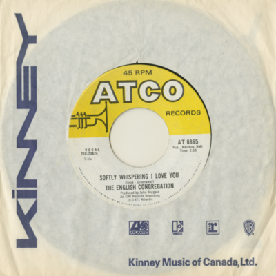 Softly Whispering I Love You / When Susie Takes The Plane (1971)