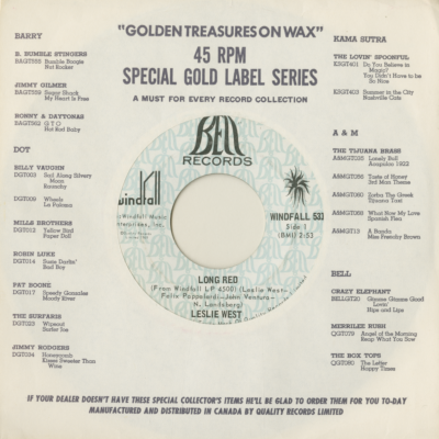 Long Red / Blood Of The Sun