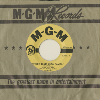 Weary Blues From Waitin / I Can't Escape From You