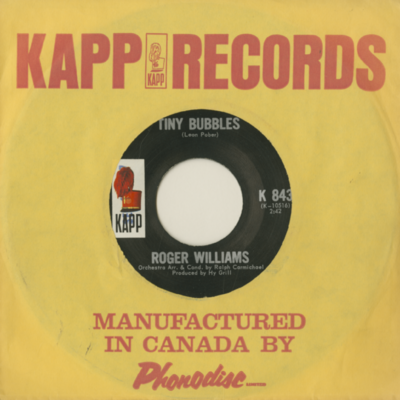 Tiny Bubbles / More Than A Miracle