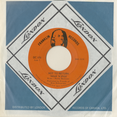 Not To Return / I Don't Need Anything (1968)