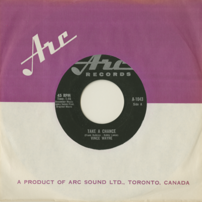 Take A Chance / I'm Sorry I Made You Cry (1964)